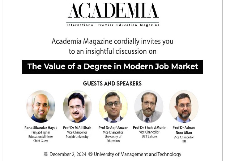 . Participation in Panel talk by Academia Magazine 4
